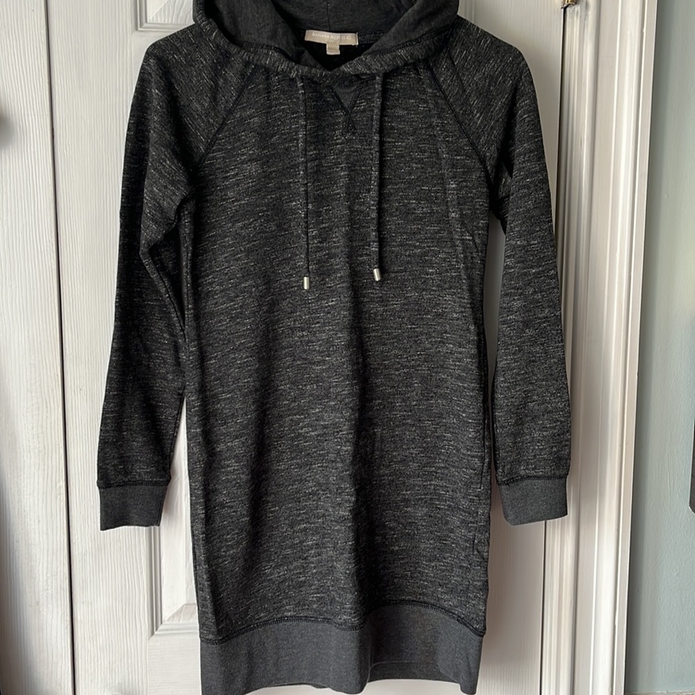 Banana Republic gray hoodie sweatshirt dress size XS